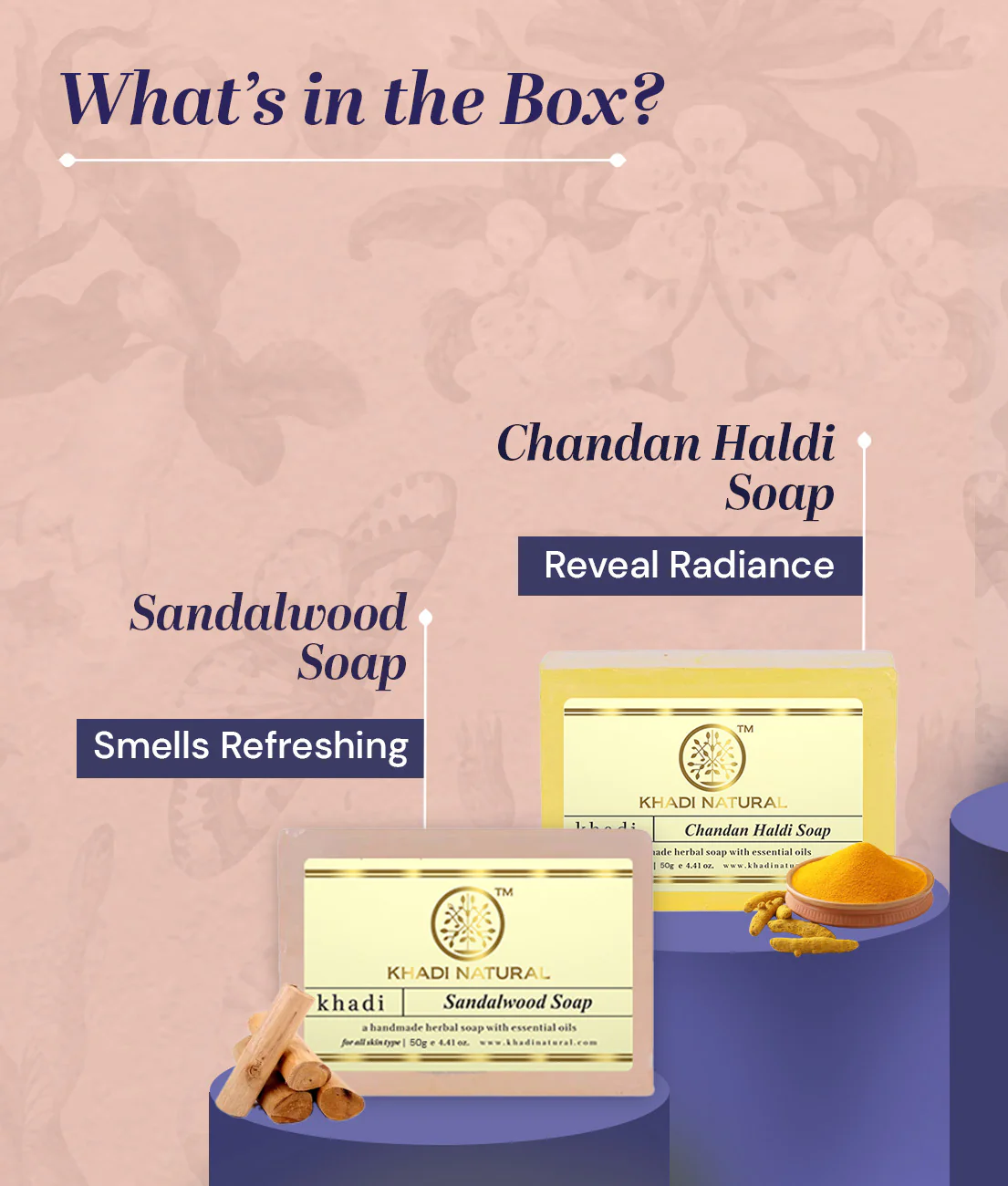 Khadi Natural Ayurvedic Soap Kit Combo Pack Of 6 – 50gm Each - Image 5
