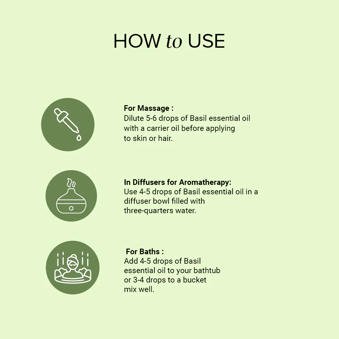 Khadi Natural Basil - Pure Essential Oil - 15ml - Image 4