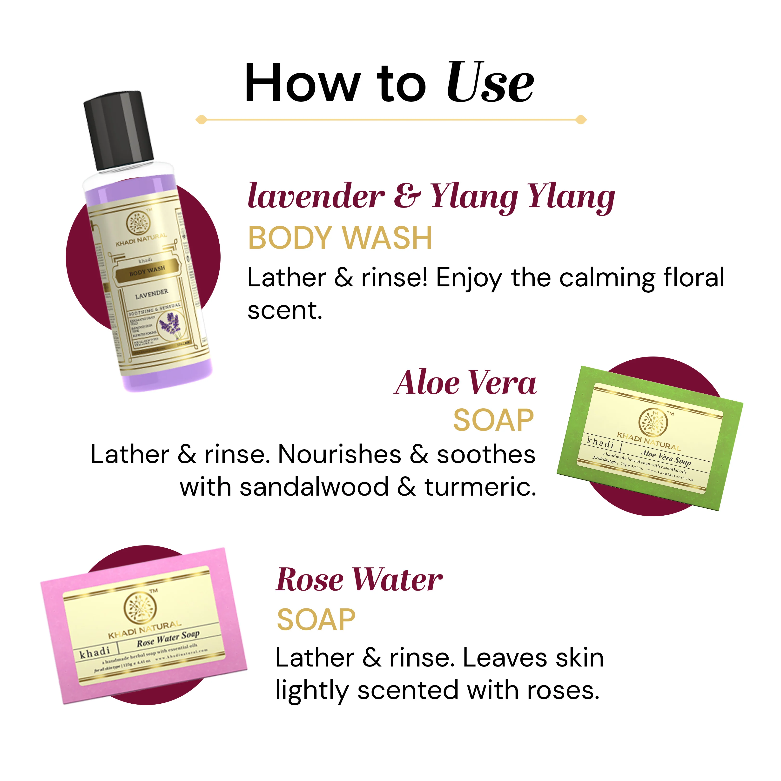 Khadi Natural Gift Box Combo Pack Of 6 Sale - Image 4