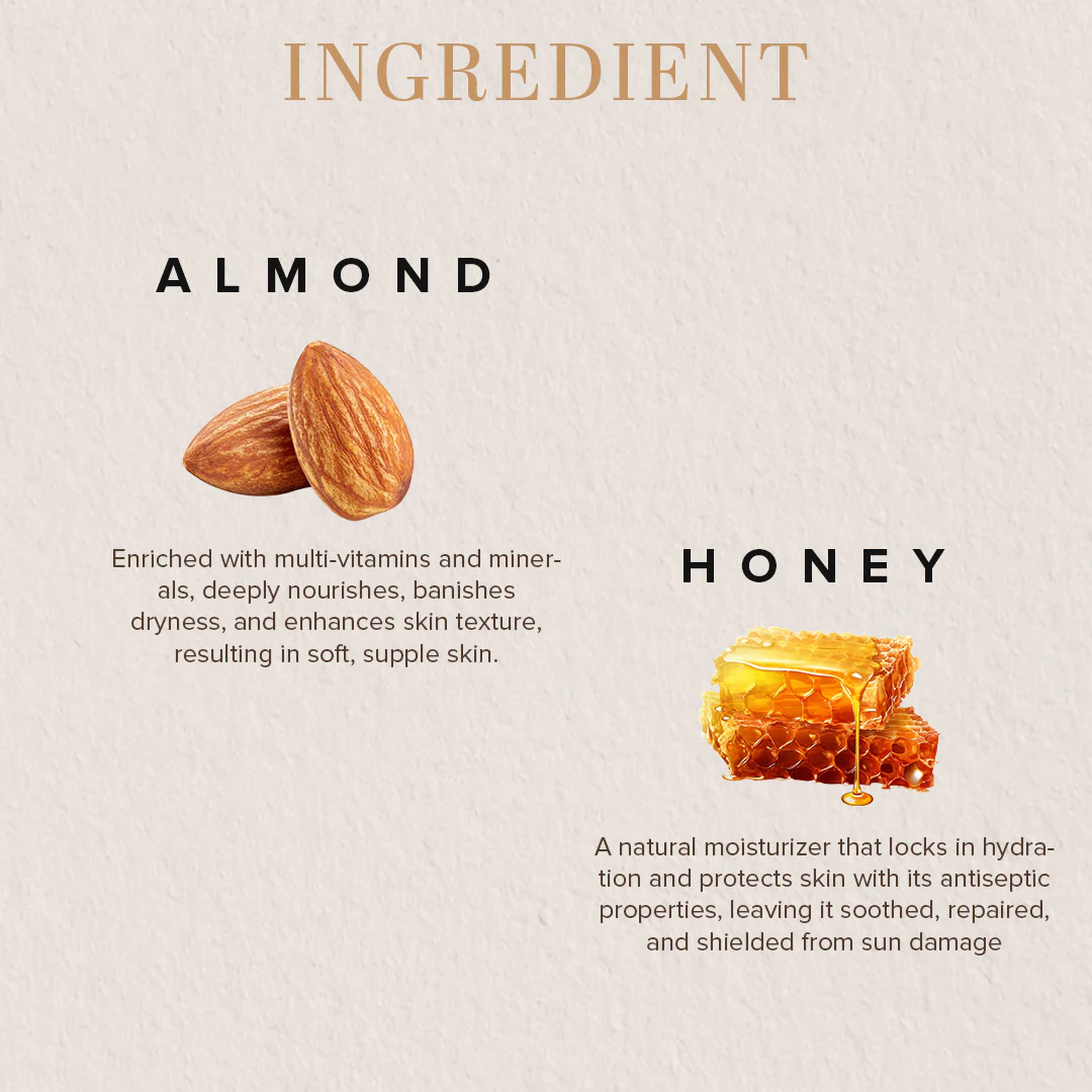 Khadi Natural Almond & Honey Facial Massage Gel with Scrub - 50gm - Image 3