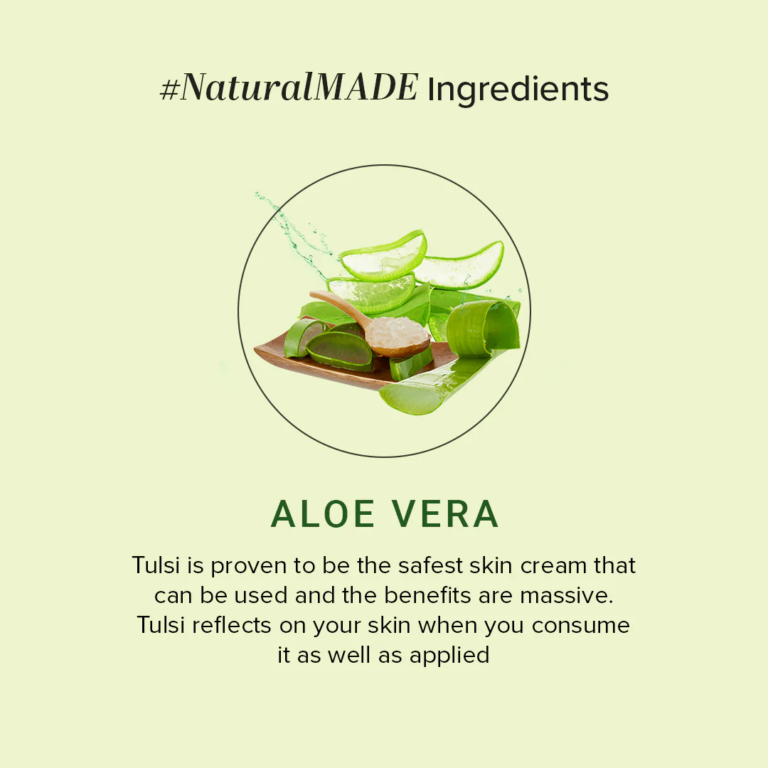 Khadi Natural Aloevera Face Wash with Scrub SLS & Paraben Free - 210ml - Image 3