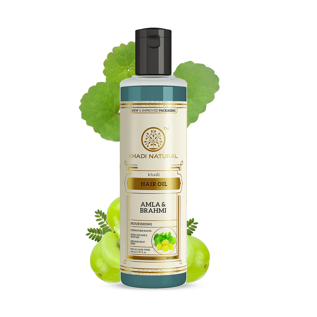 Khadi Natural Amla & Brahmi Hair Oil - 210ml - Image 6