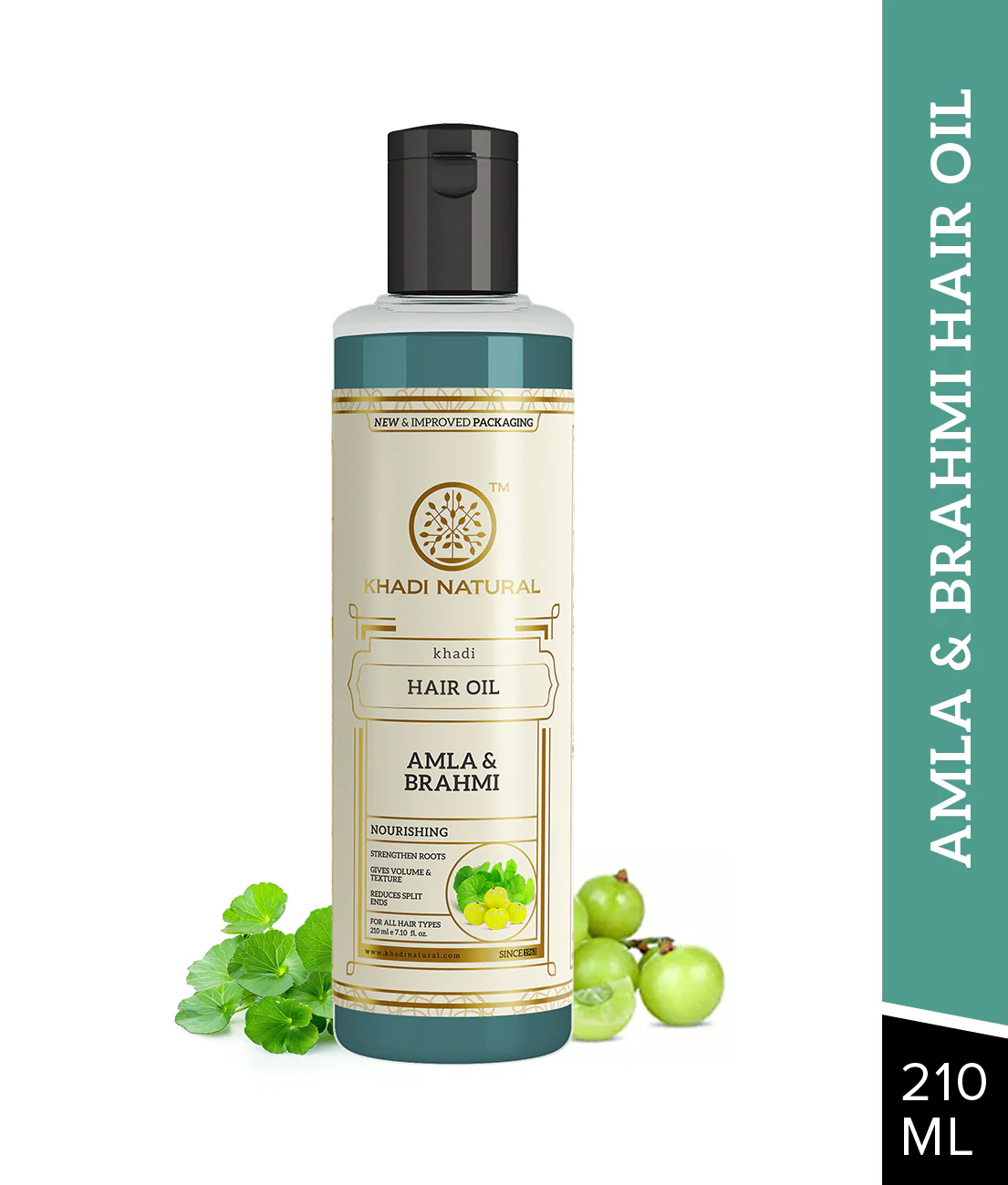 Khadi Natural Amla & Brahmi Hair Oil - 210ml - Image 7