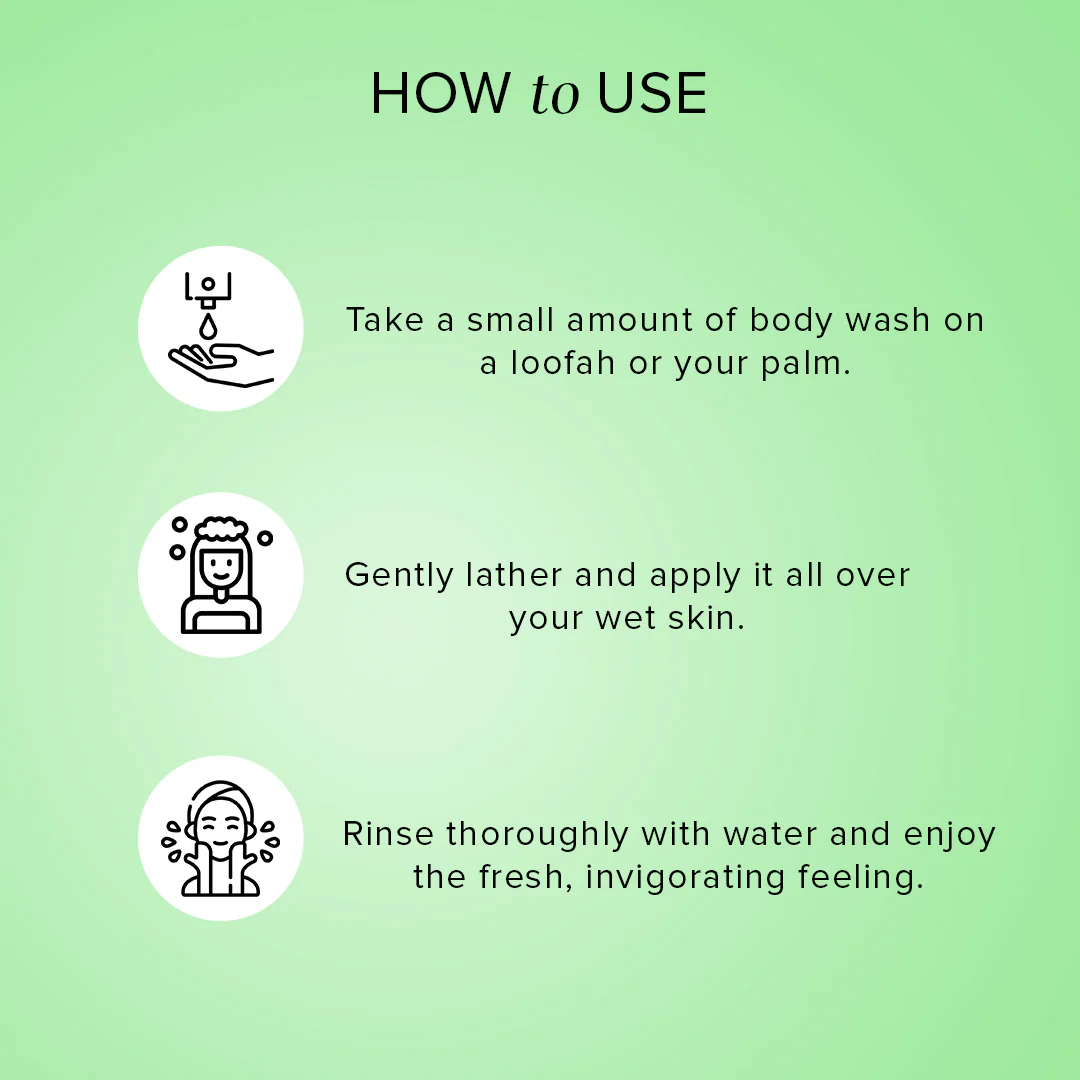 Khadi Natural Green Tea & Mint Body Wash SLS & Paraben Free - 210ml Sale - Image 4