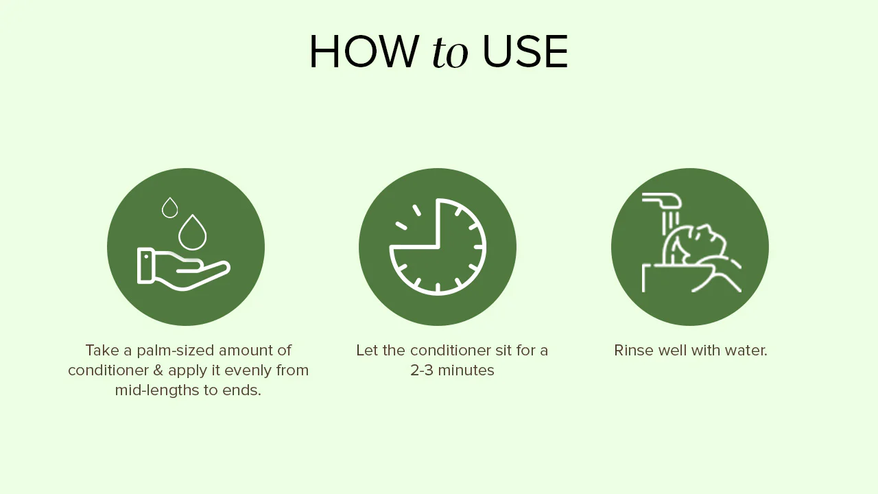 Khadi Natural Herbal Green Tea & Aloevera Hair Conditioner SLS & Paraben Free - 210ml - Image 4