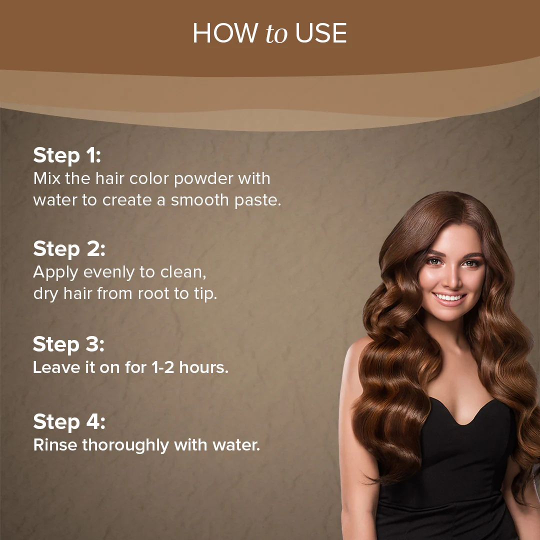 Khadi Natural Herbal Hair Colour Light Brown - 150gm - Image 4