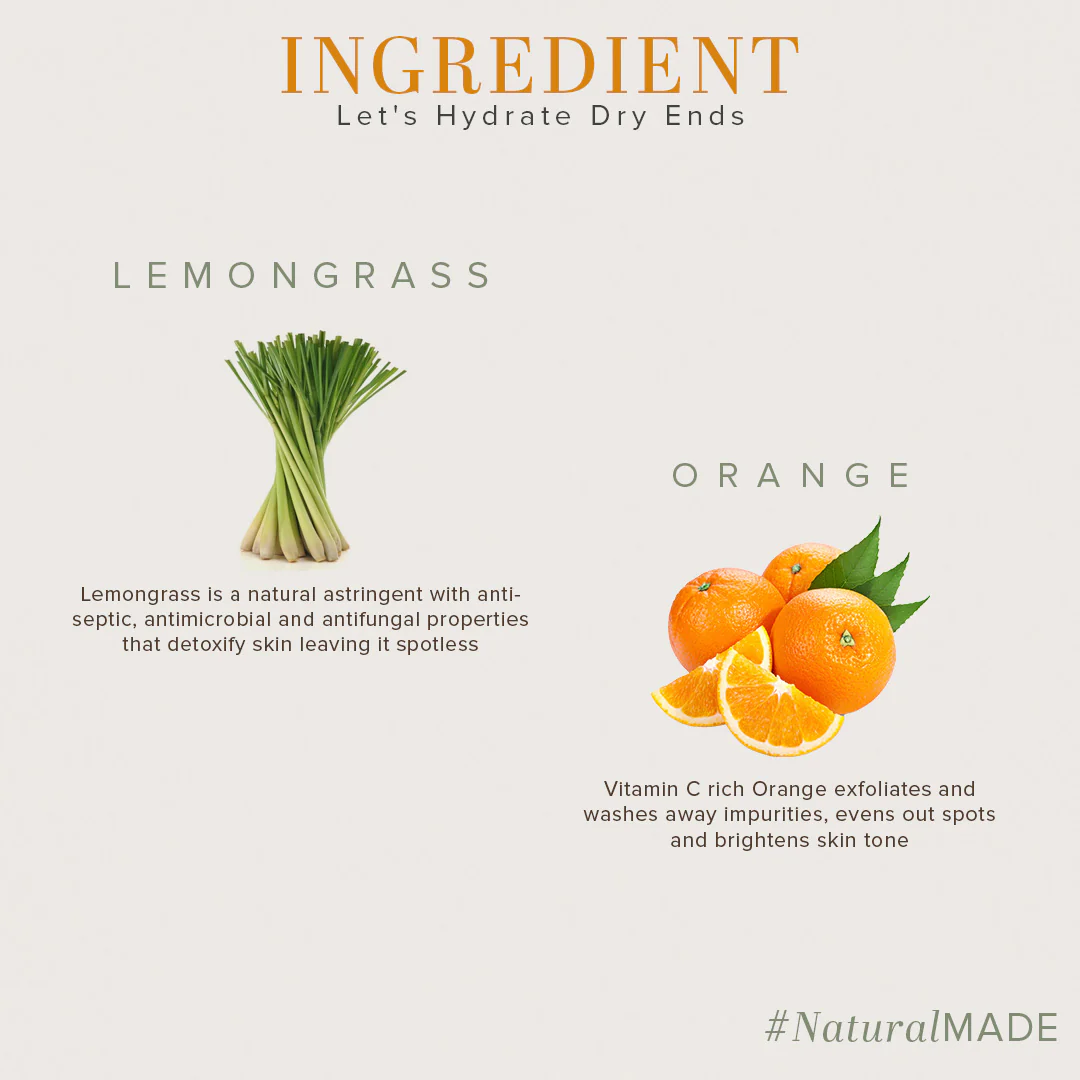 Khadi Natural Herbal Orange Lemongrass Hair Conditioner - 210ml - Image 3