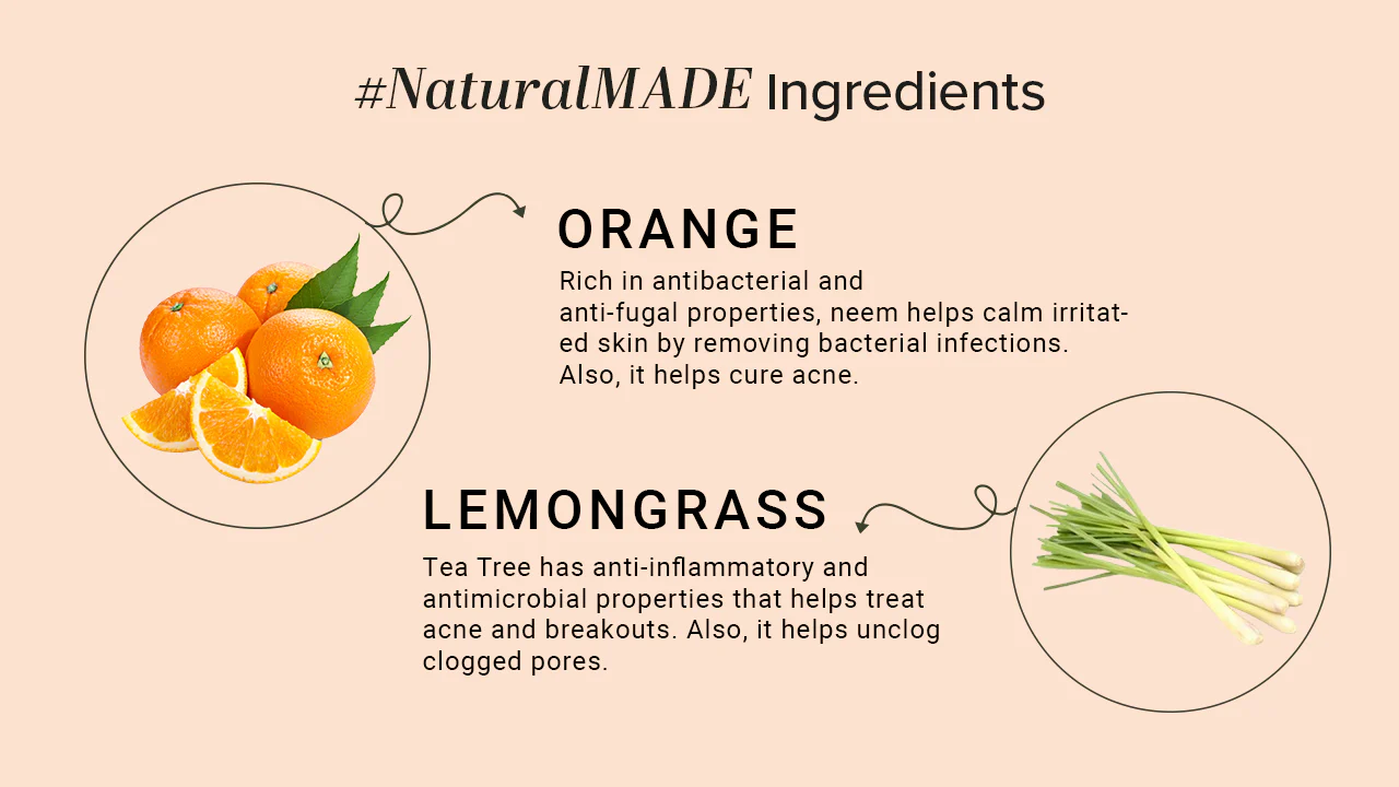 Khadi Natural Herbal Orange Lemongrass Hair Conditioner- SLS & Paraben Free - 210ml - Image 3