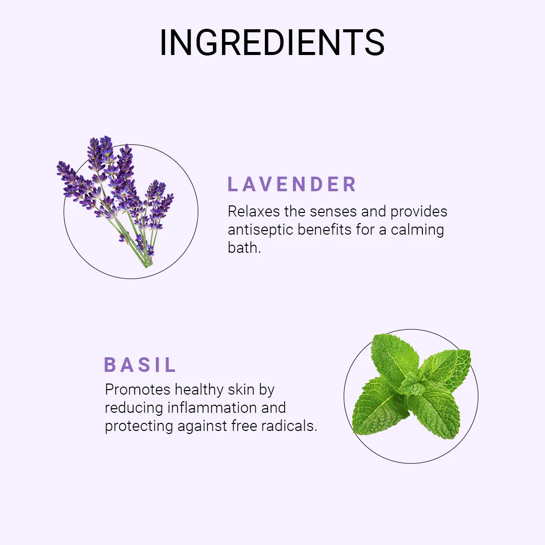 Khadi Natural Lavender & Basil Bath Salt - 200gm - Image 3