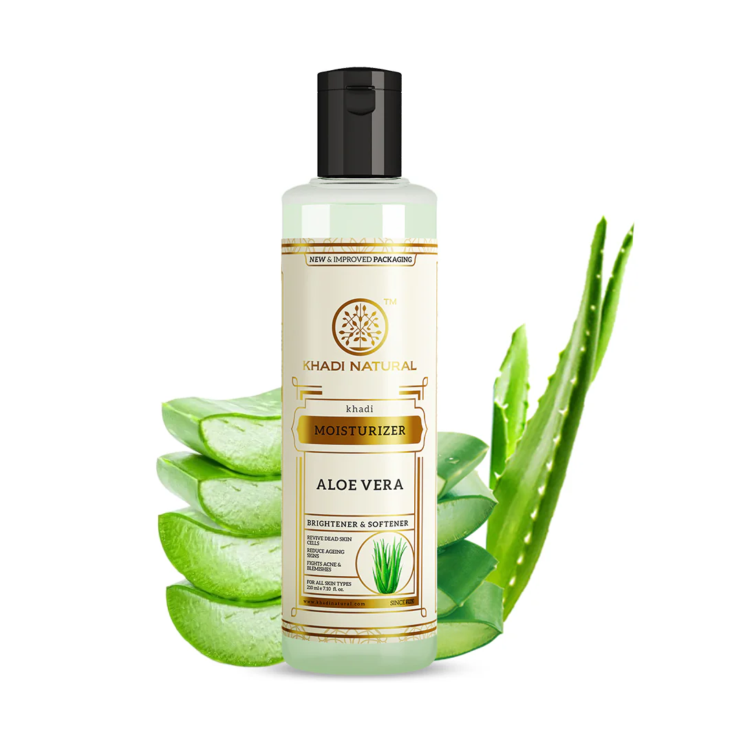 Khadi Natural Aloe Vera Moisturizer - 210ml - Image 7