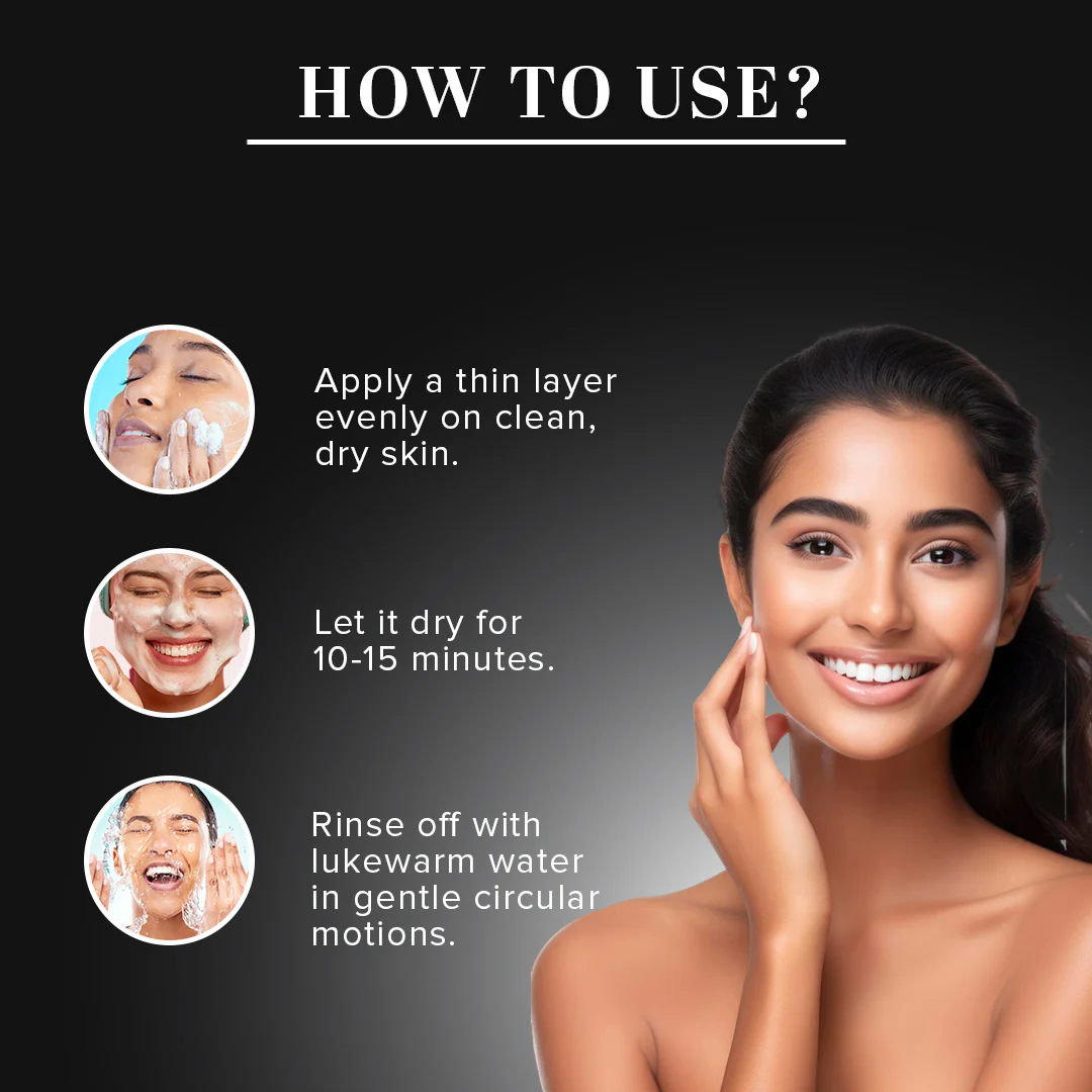 Khadi Natural Activated Bamboo Charcoal Face Mask - 200gm - Image 4