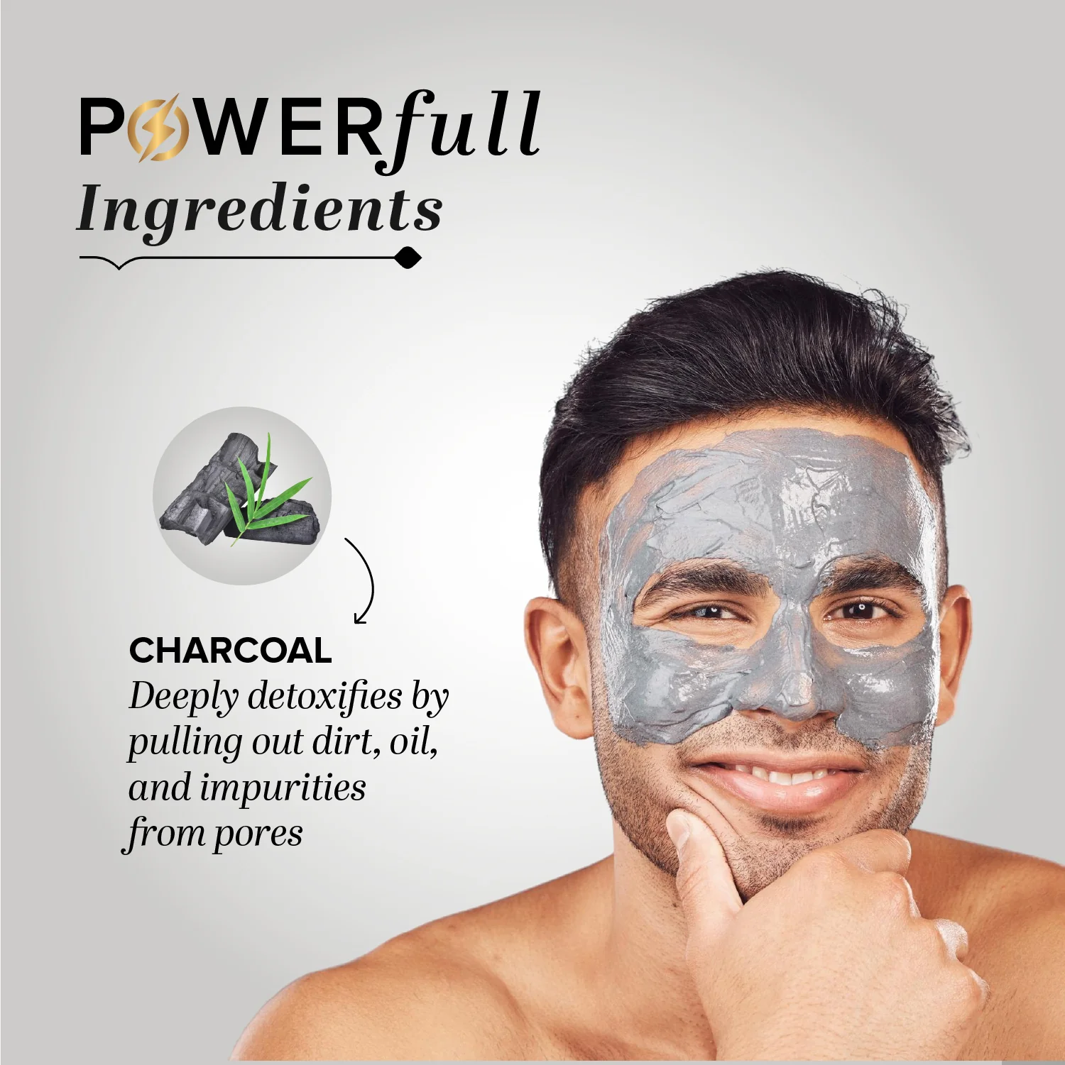 Khadi Natural Activated Bamboo Charcoal Peel Off Mask - 100gm - Image 3