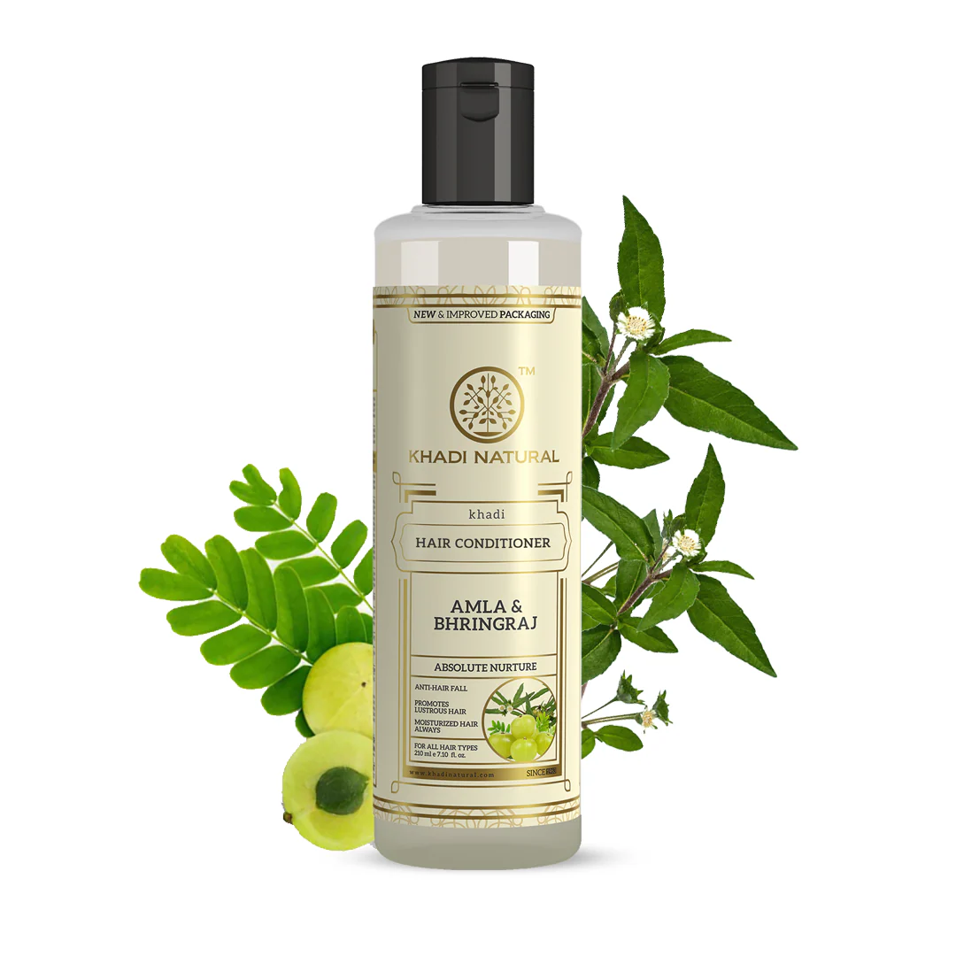 Khadi Natural Amla & Bhringraj Hair Conditioner - 210ml - Image 6