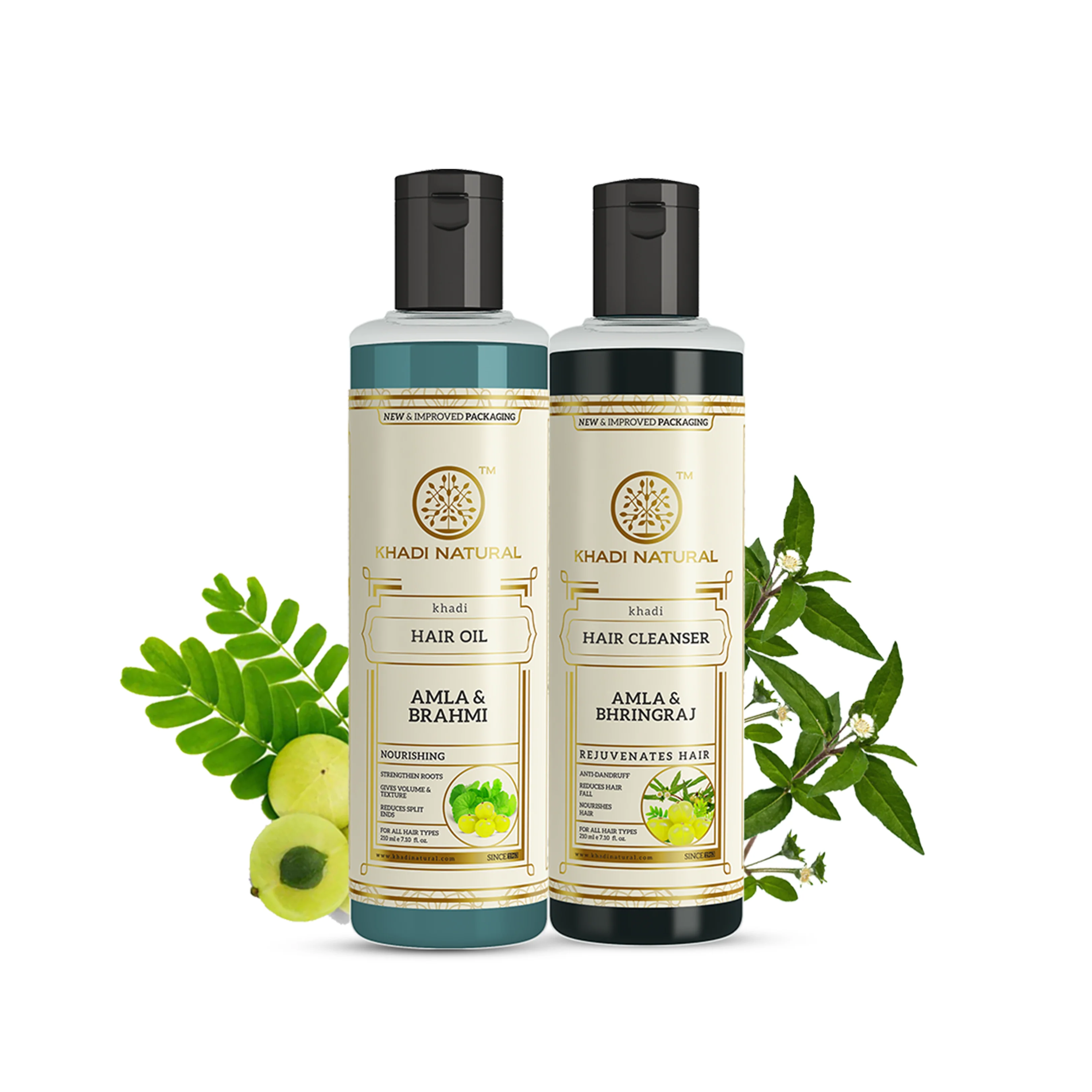 Khadi Natural Amla Hair Care Pack - 210ml Each - Image 5