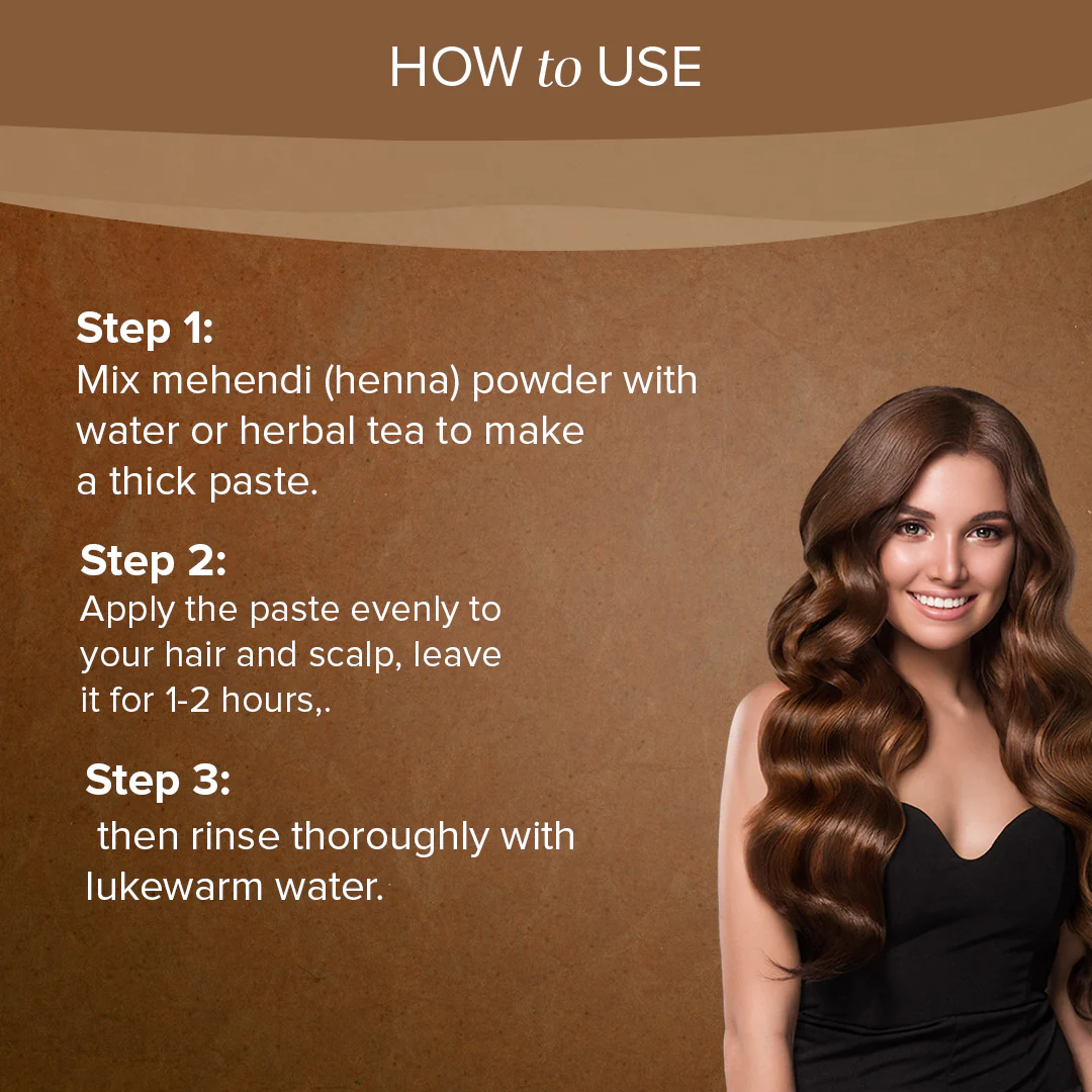 Khadi Natural Brown Mehndi for Hair Combo Pack Of 2 - 75gm Each - Image 4