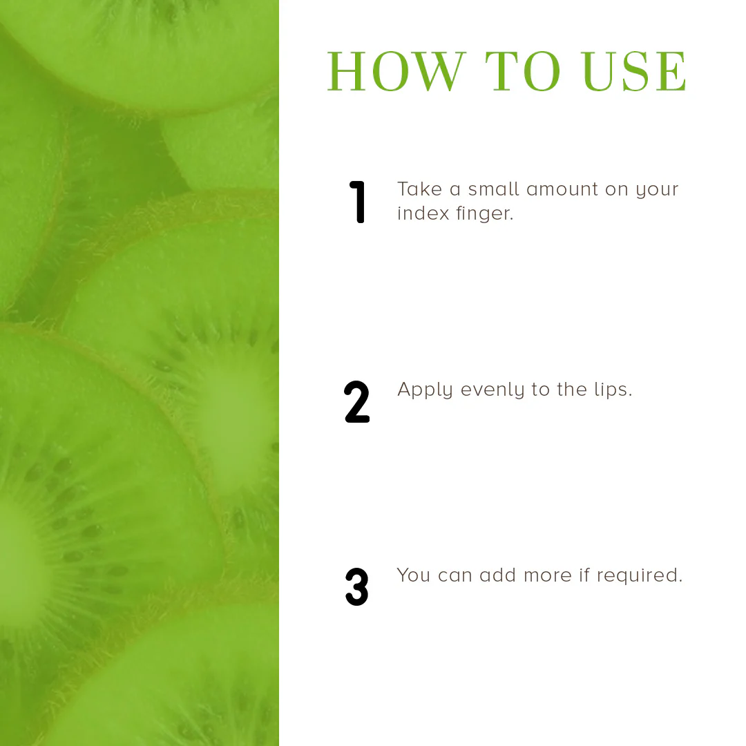 Khadi Natural Kiwi Fruit Lip Balm - 5gm - Image 4