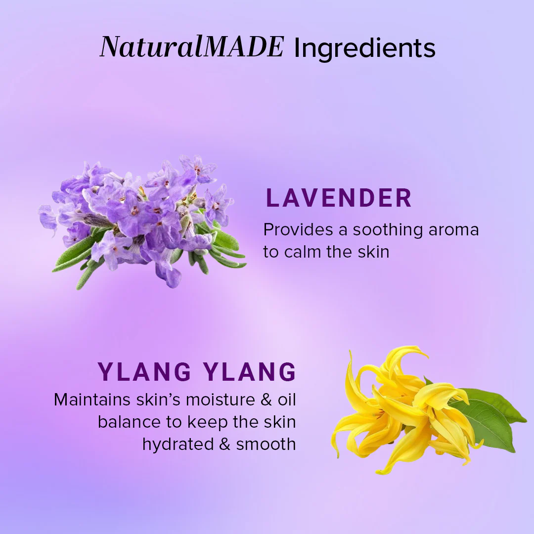 Khadi Natural Lavender & Ylang Ylang Body Wash - 210ml - Image 3