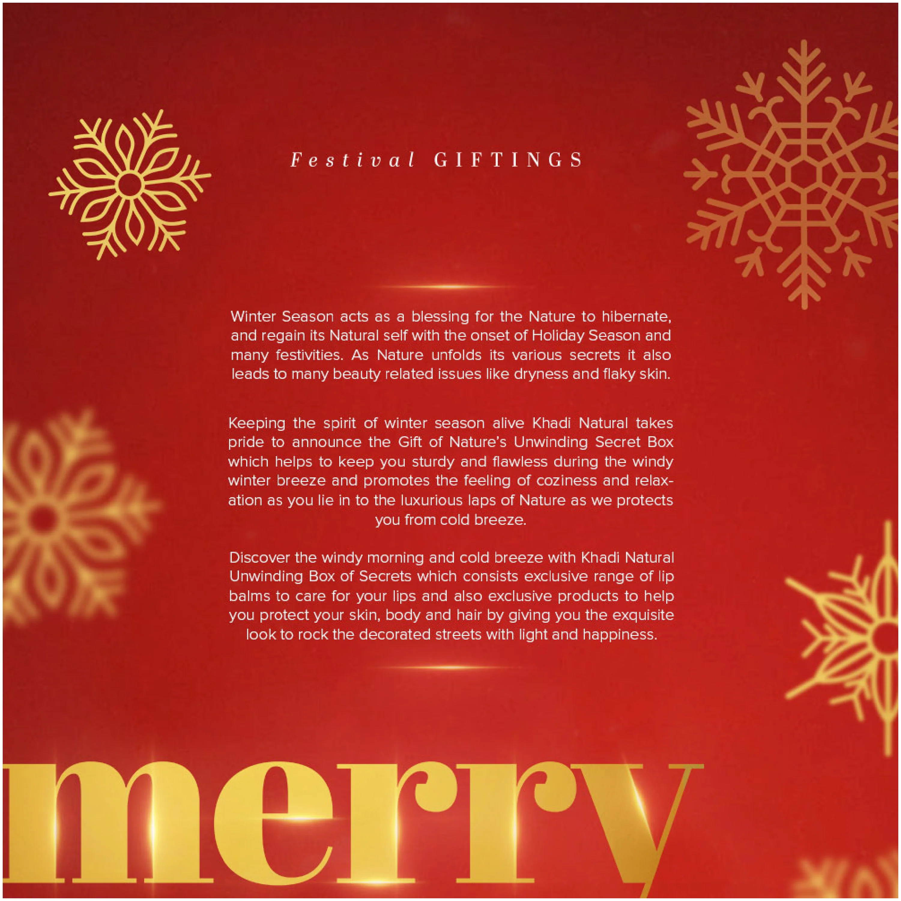 Khadi Natural Merry Gift Pack - Image 7