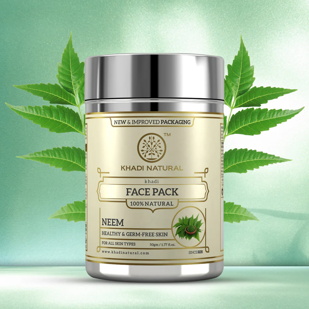 Khadi Natural Neem Face Pack - 50gm - Image 5