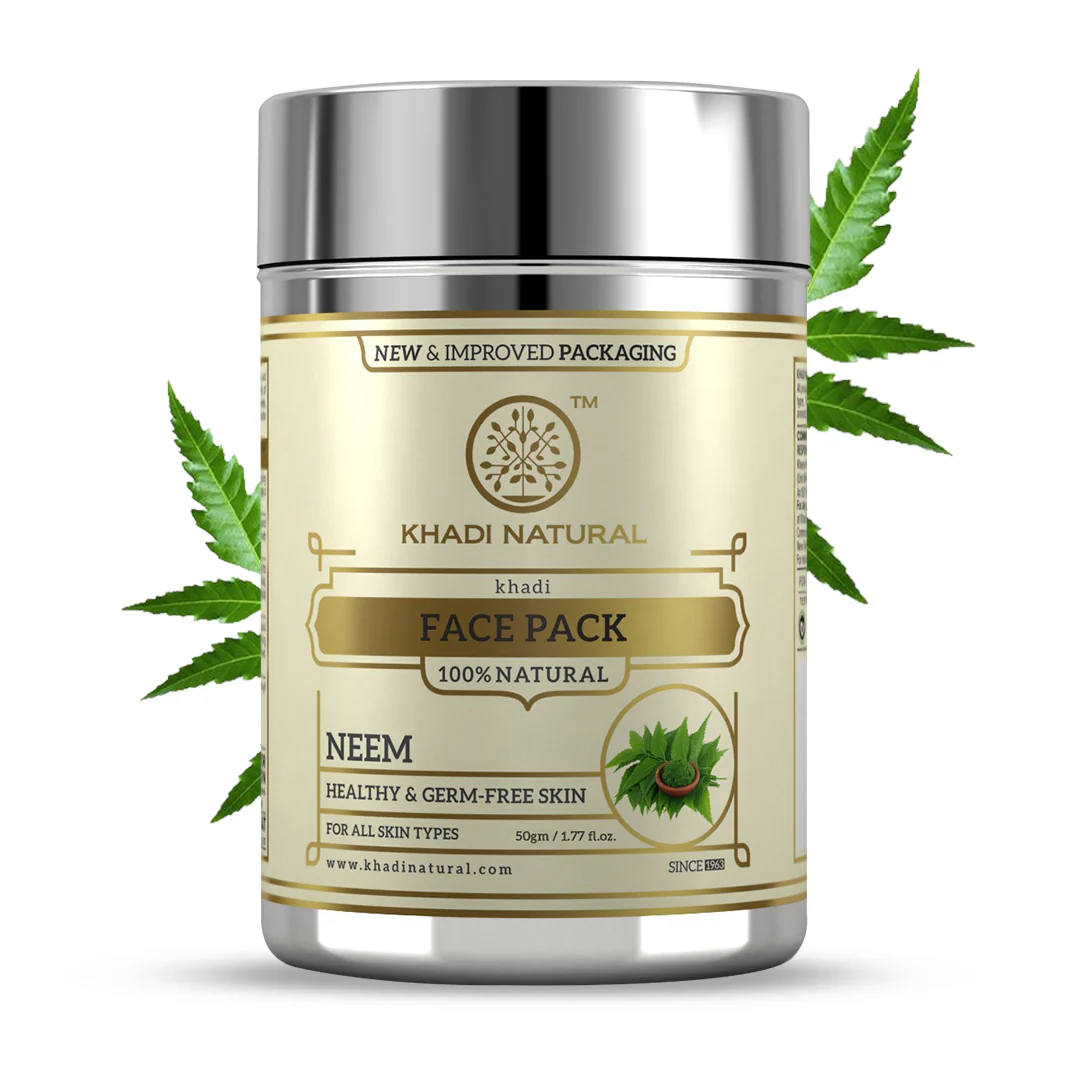 Khadi Natural Neem Face Pack - 50gm - Image 6