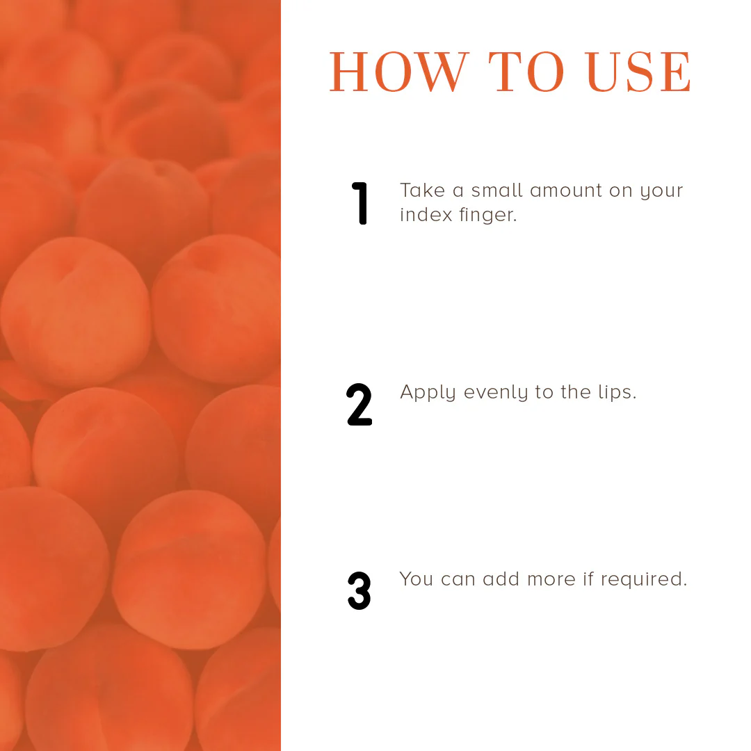 Khadi Natural Peach Lip Balm - 5gm - Image 4