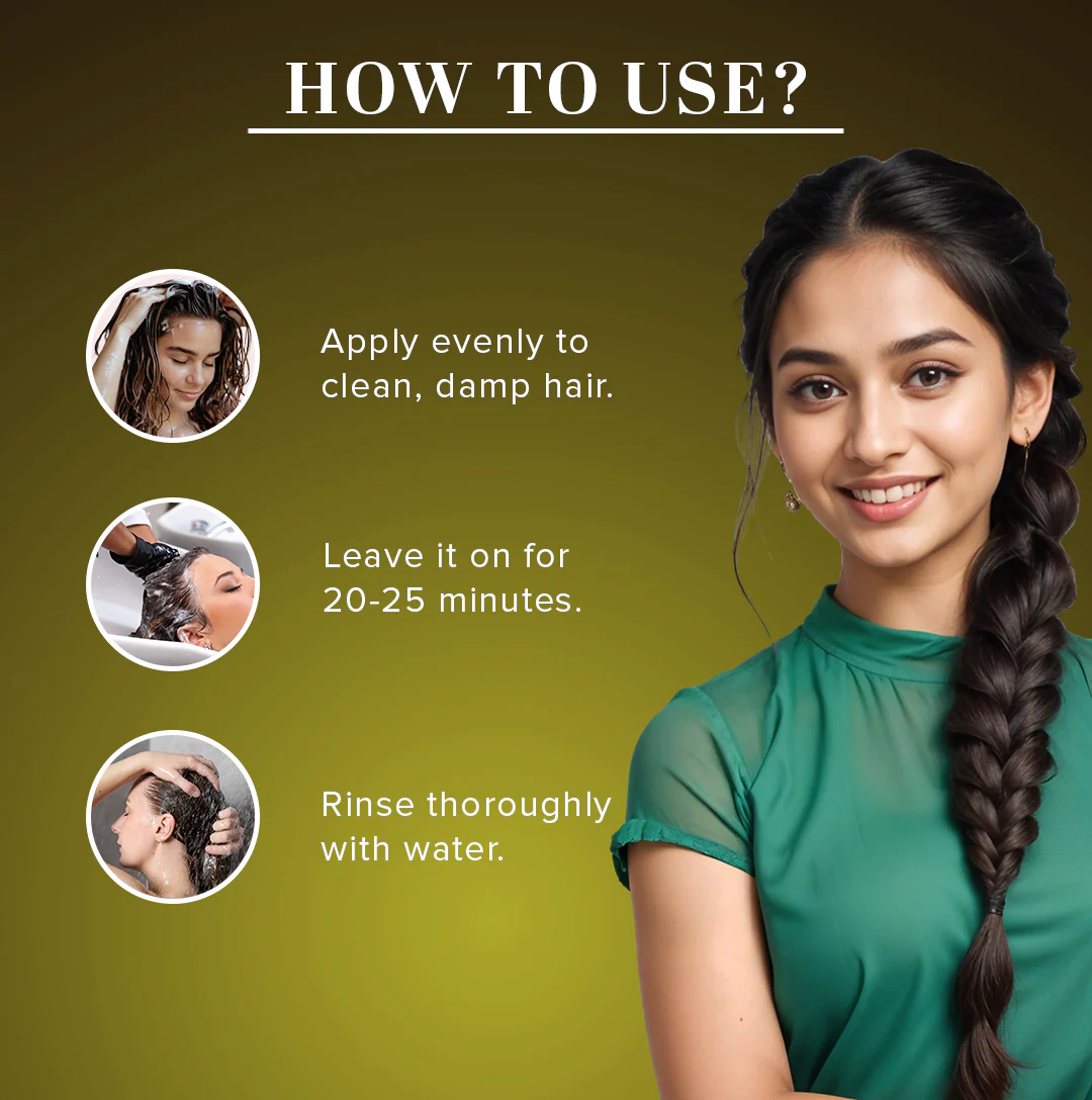 Khadi Natural Amla & Bhringraj Hair Mask - SLS, Parabens & Color Free - 200gm - Image 6