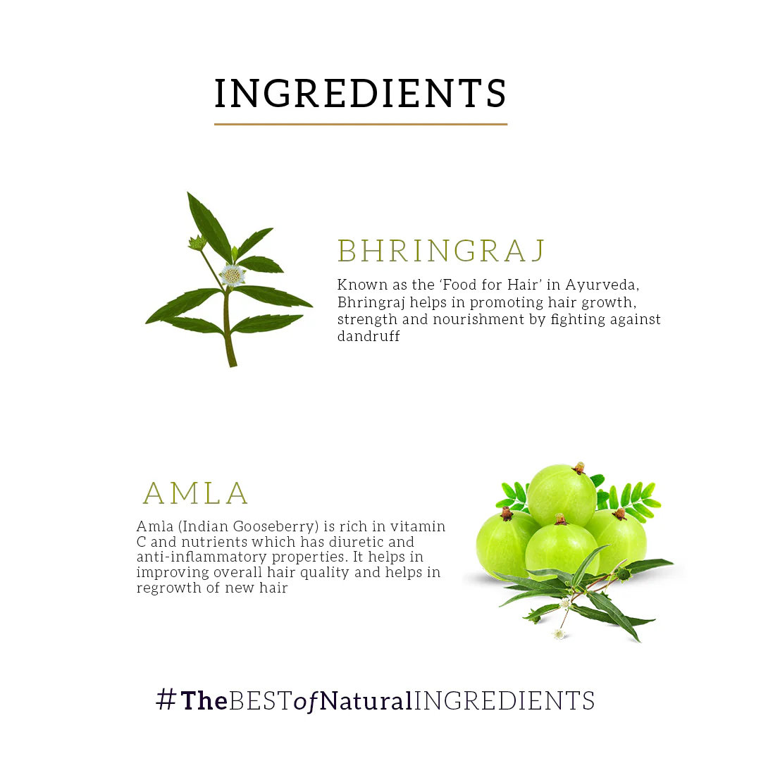 Khadi Natural Amla & Bhringraj Hair Oil - Mineral Oil, Silicones, Synthetic Fragrance Free - 200ml - Image 4