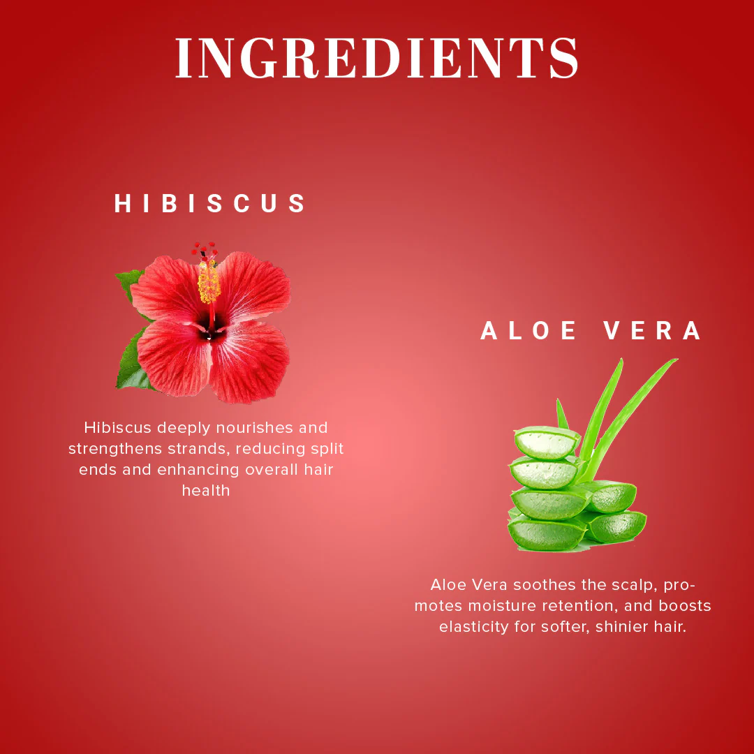 Khadi Natural Hibiscus & Aloe Vera Hair Mask - SLS, Parabens & Color Free - 200gm - Image 4