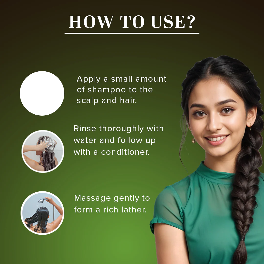 Khadi Natural Neem & Aloe Vera Hair Cleanser - Paraben, Silicones, Sulphate, Color, Salt & Artificial Fragrance Free - 310ml - Image 4