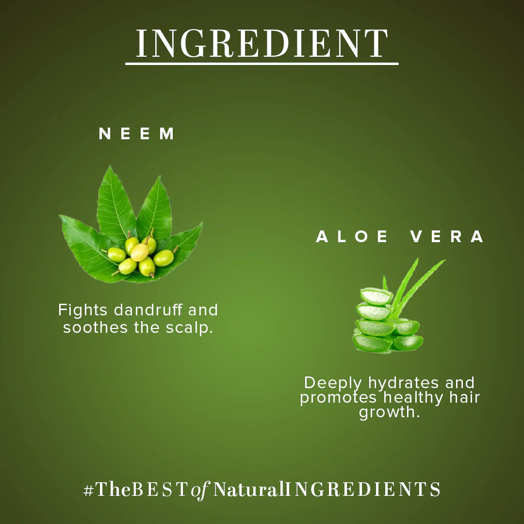 Khadi Natural Neem & Aloe Vera Hair Conditioner - Paraben, Silicones, Sulphate, Color, Salt & Artificial Fragrance Free - 310ml - Image 3