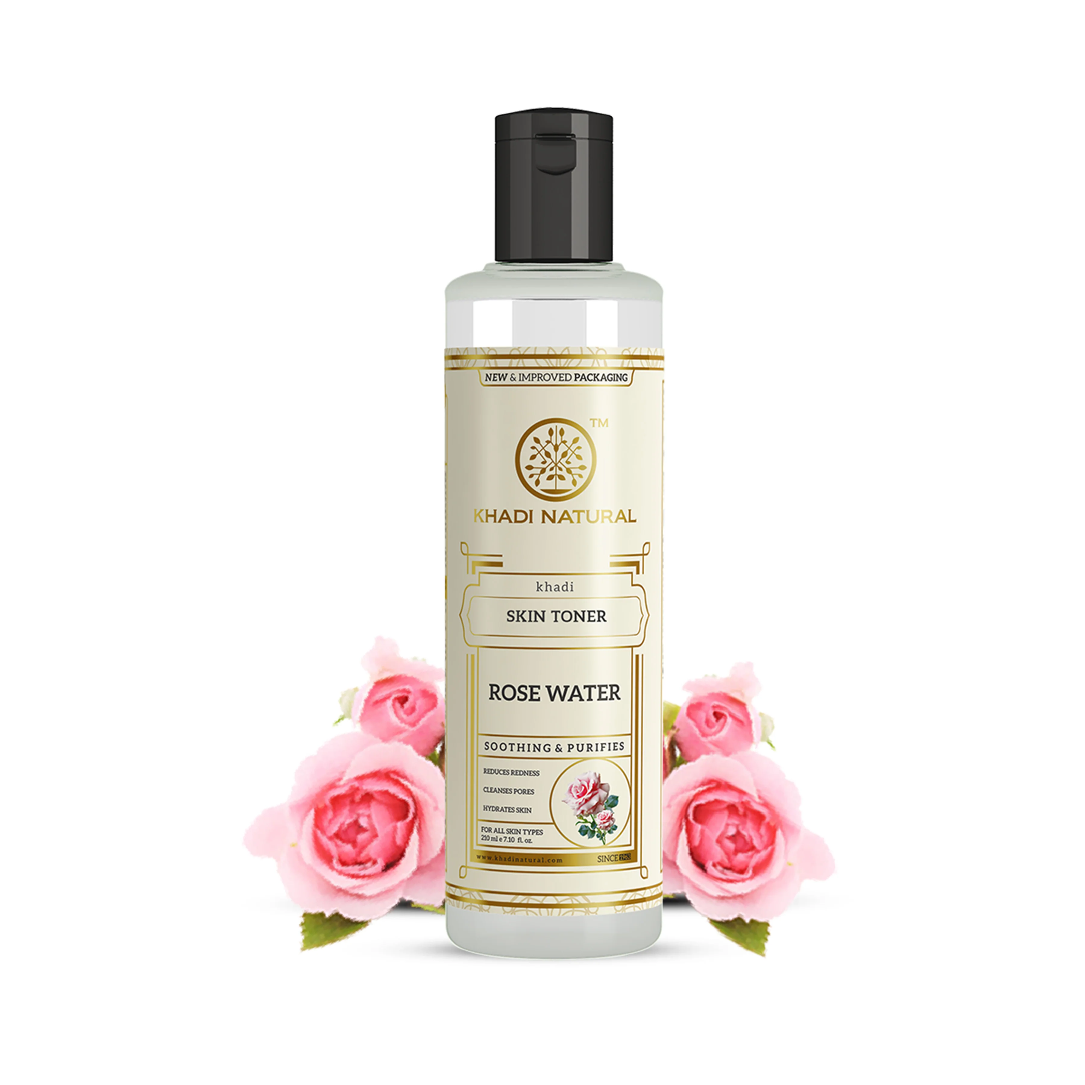 Khadi Natural Pure Rose Water Skin Toner - 210ml - Image 8