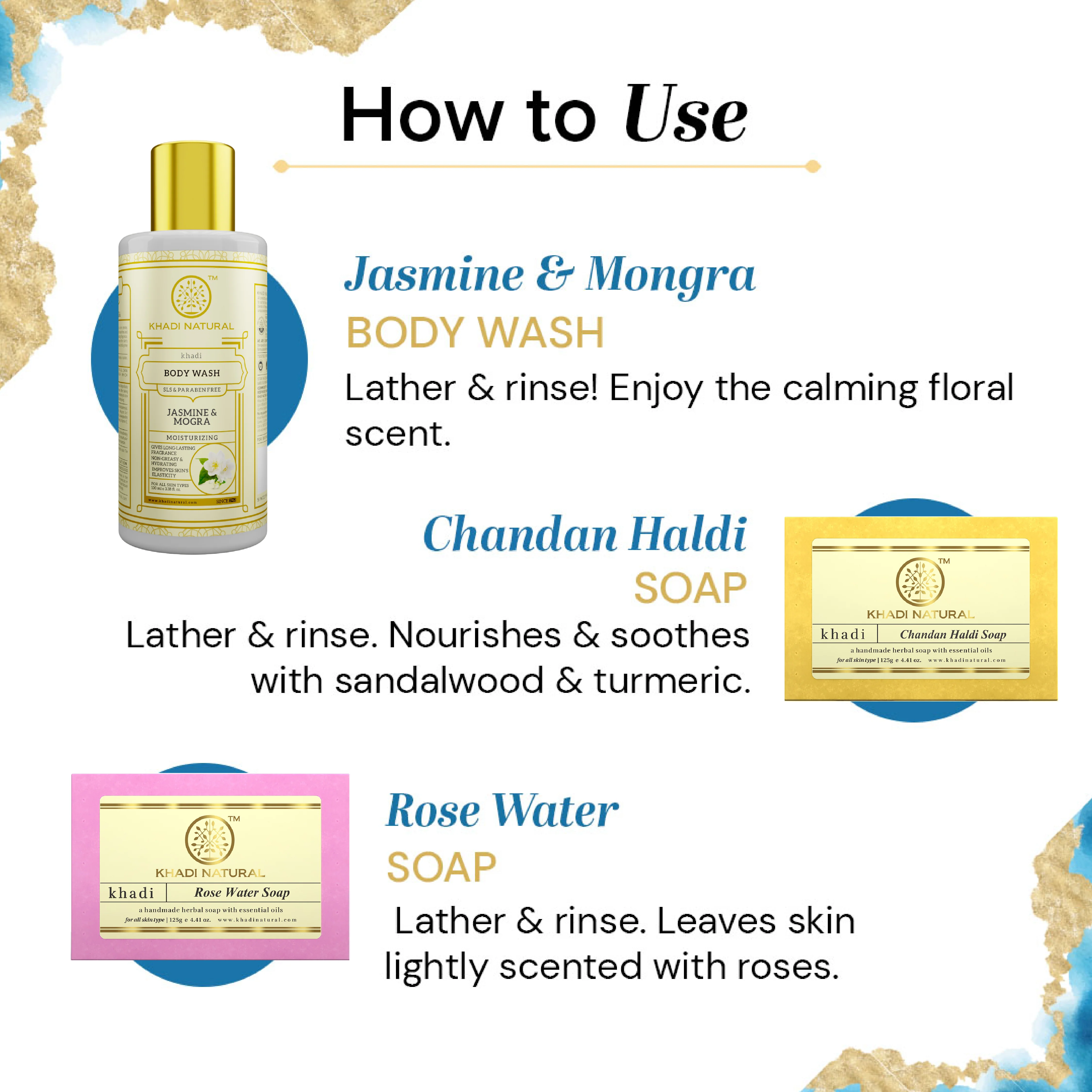 Khadi Natural Refreshing Bath Pack Bath Kit Free Size - Image 6