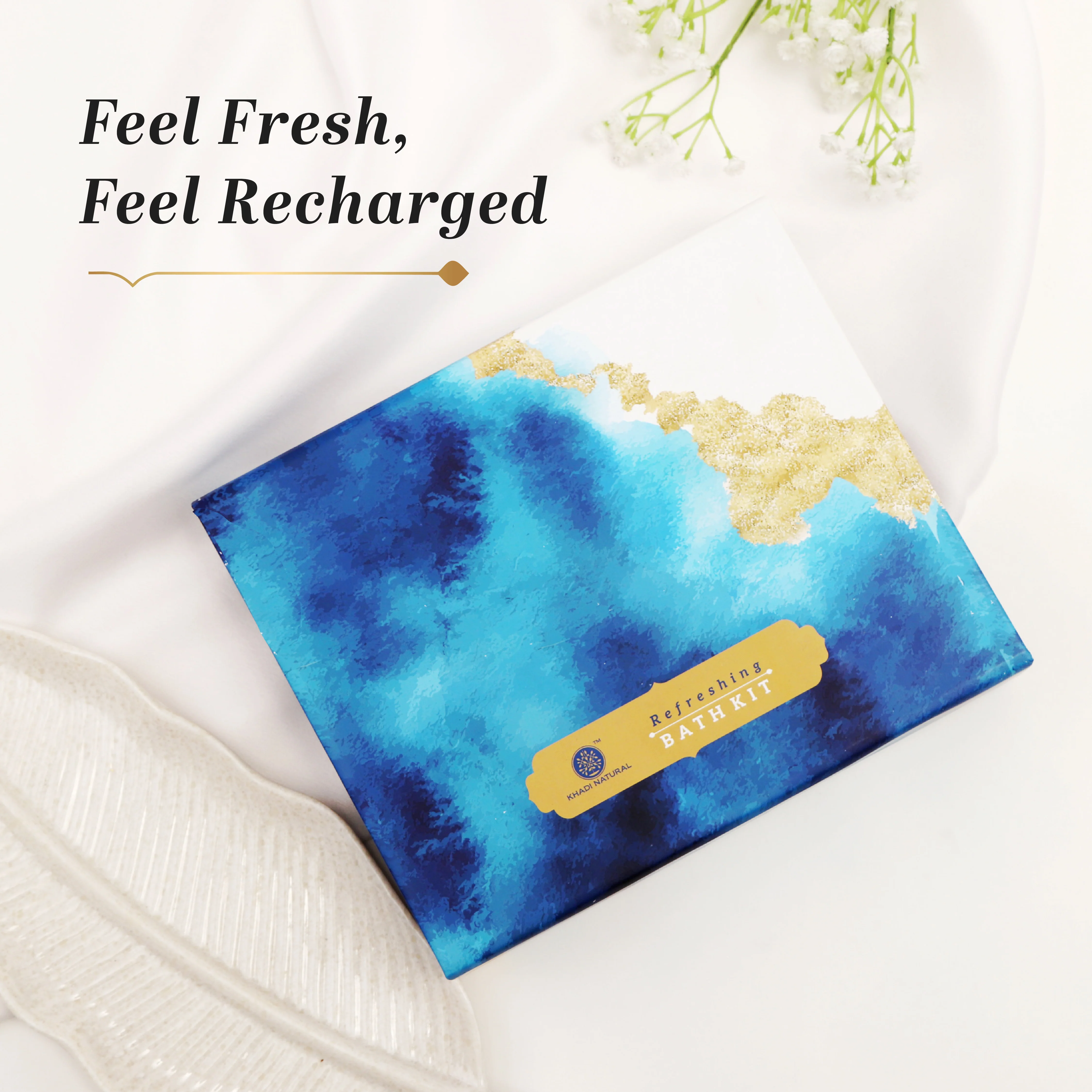 Khadi Natural Refreshing Bath Pack Bath Kit Free Size - Image 7