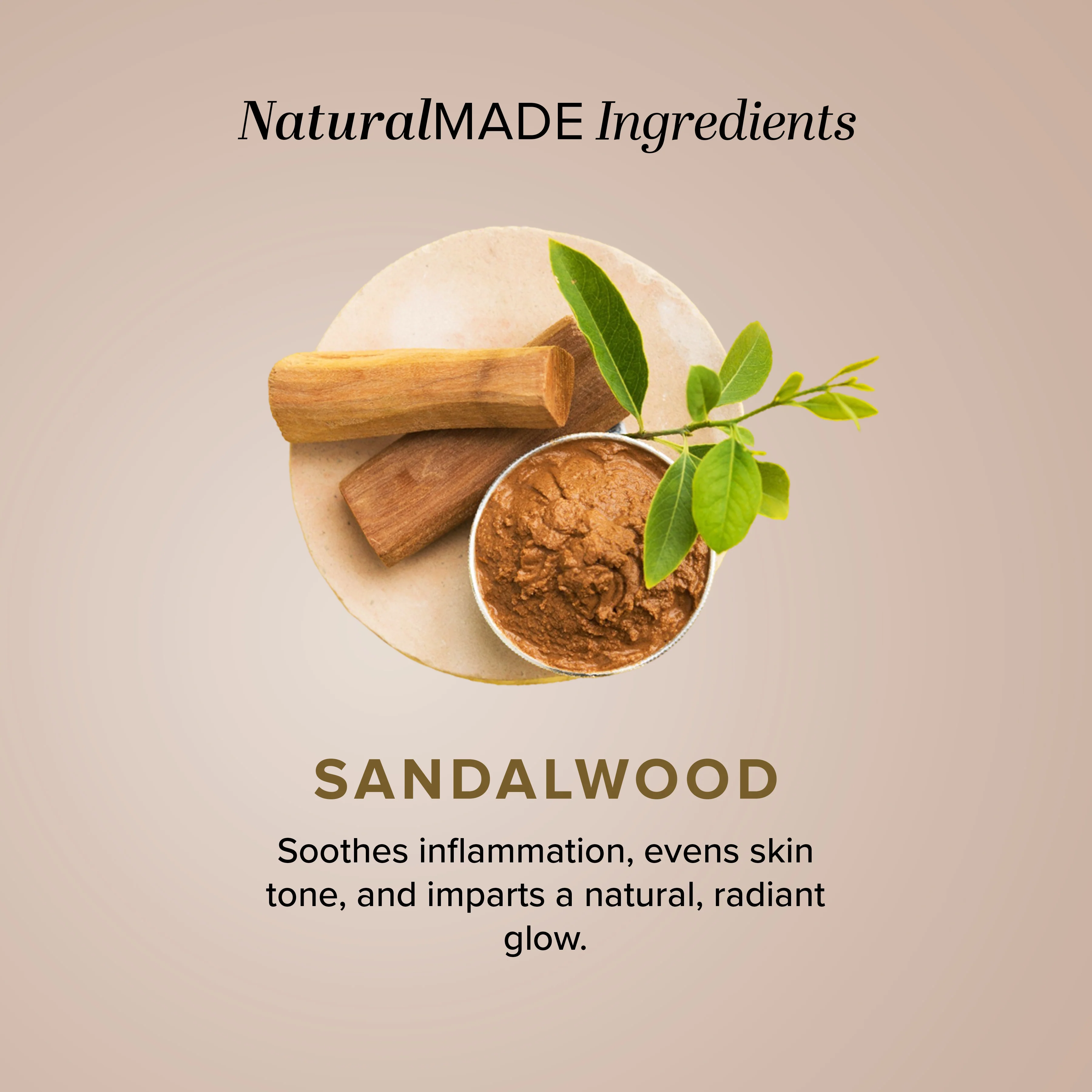 Khadi Natural Sandalwood Face Pack - 100gm - Image 3