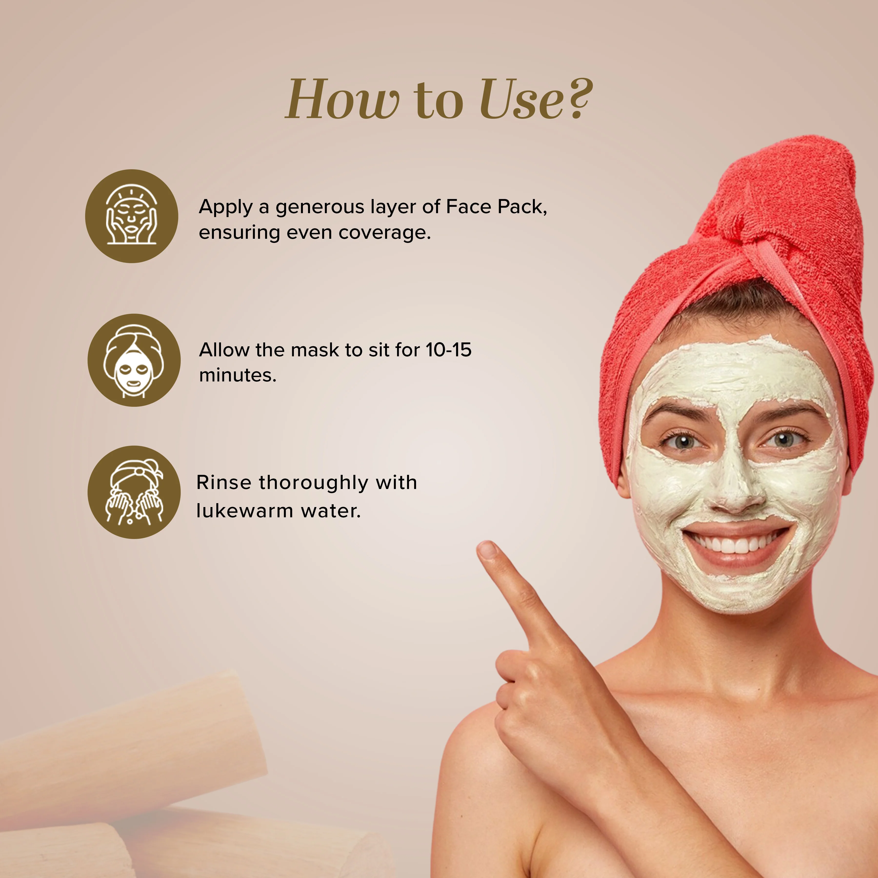 Khadi Natural Sandalwood Face Pack - 100gm - Image 4