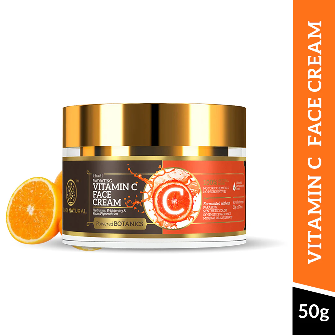 Khadi Natural Vitamin C Face Cream - 50gm - Image 6