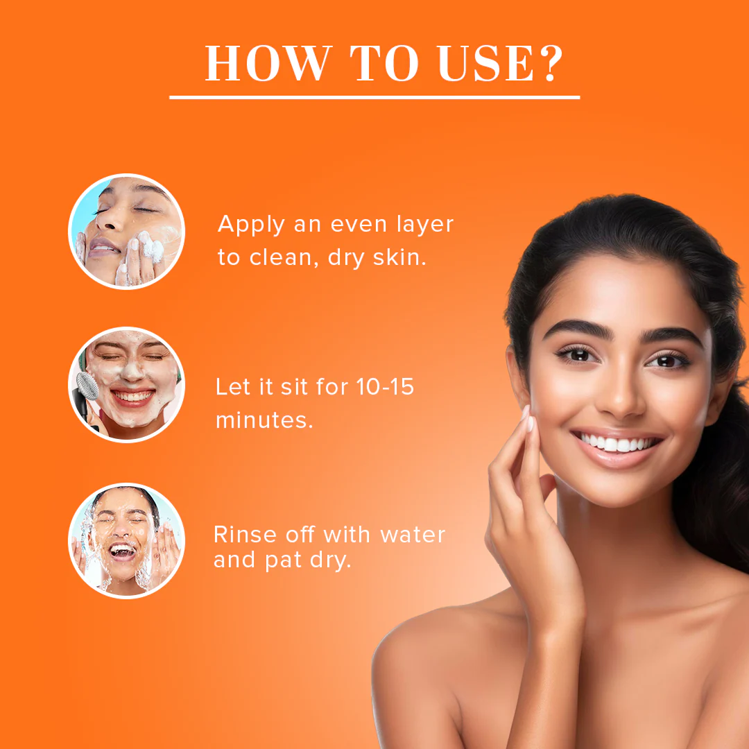 Khadi Natural Vitamin C Face Mask - 200gm - Image 4