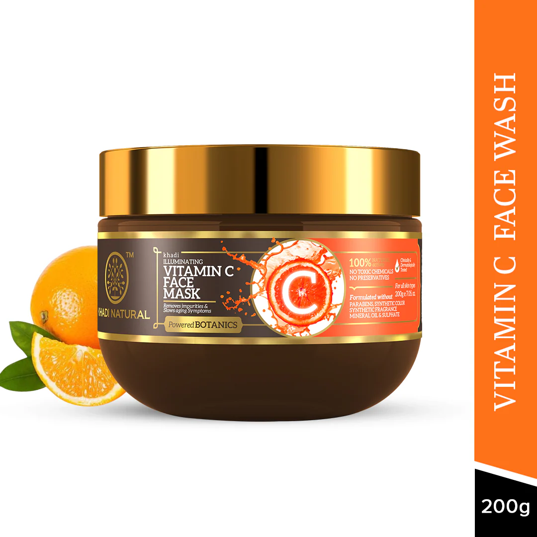 Khadi Natural Vitamin C Face Mask - 200gm - Image 7