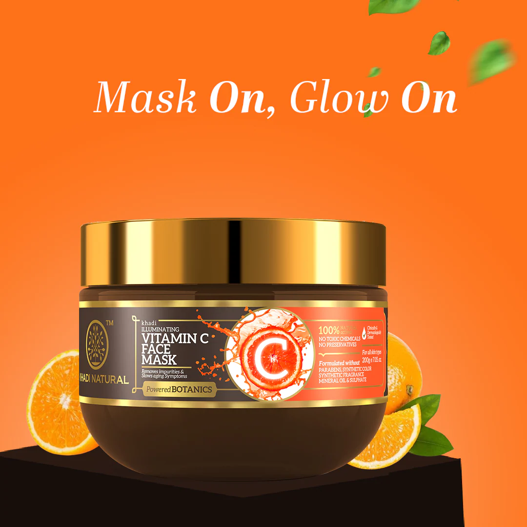 Khadi Natural Vitamin C Face Mask - 200gm - Image 8