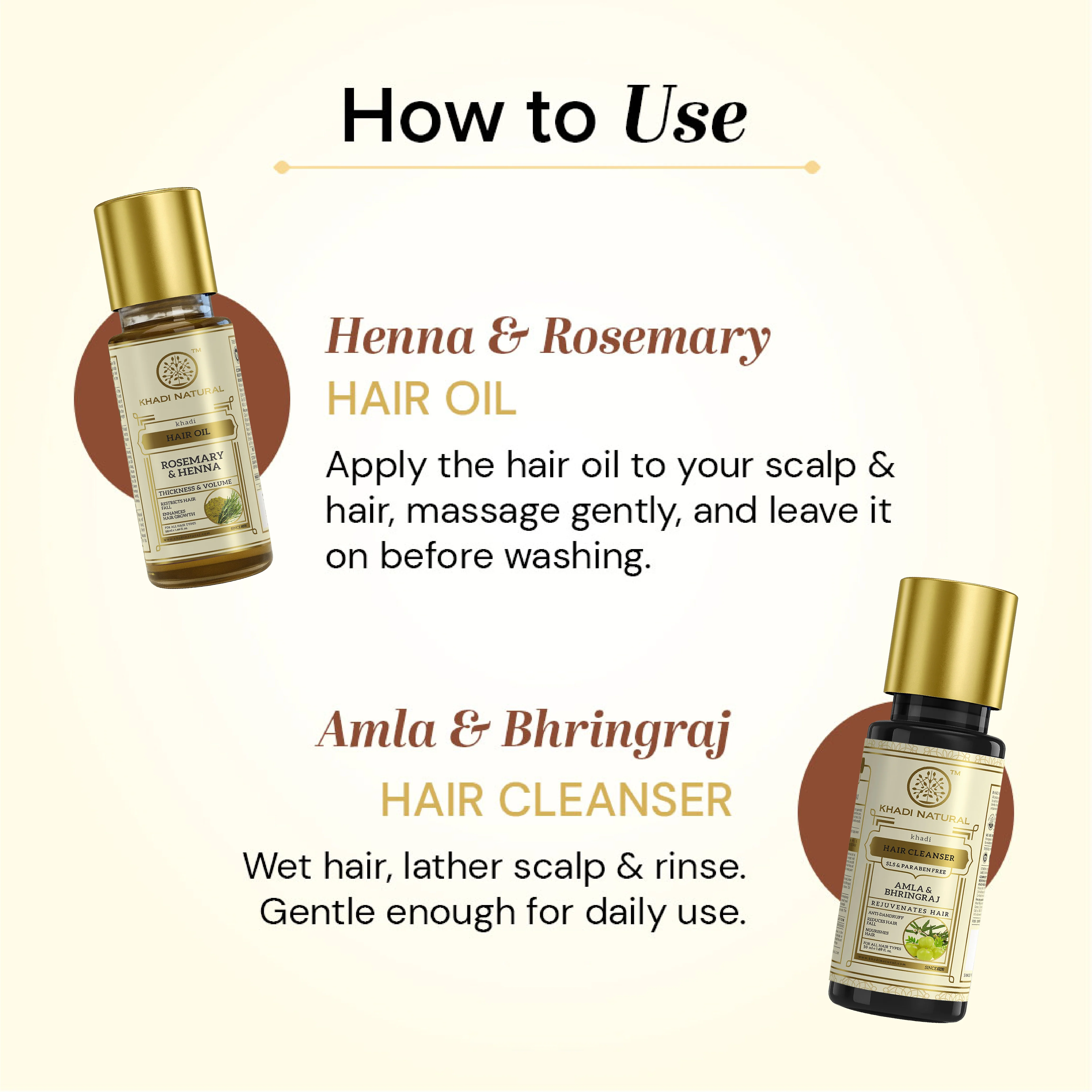 Khadi Natural Hair Care Kit Combo Pack Of 4 – 50ml Each - Image 5