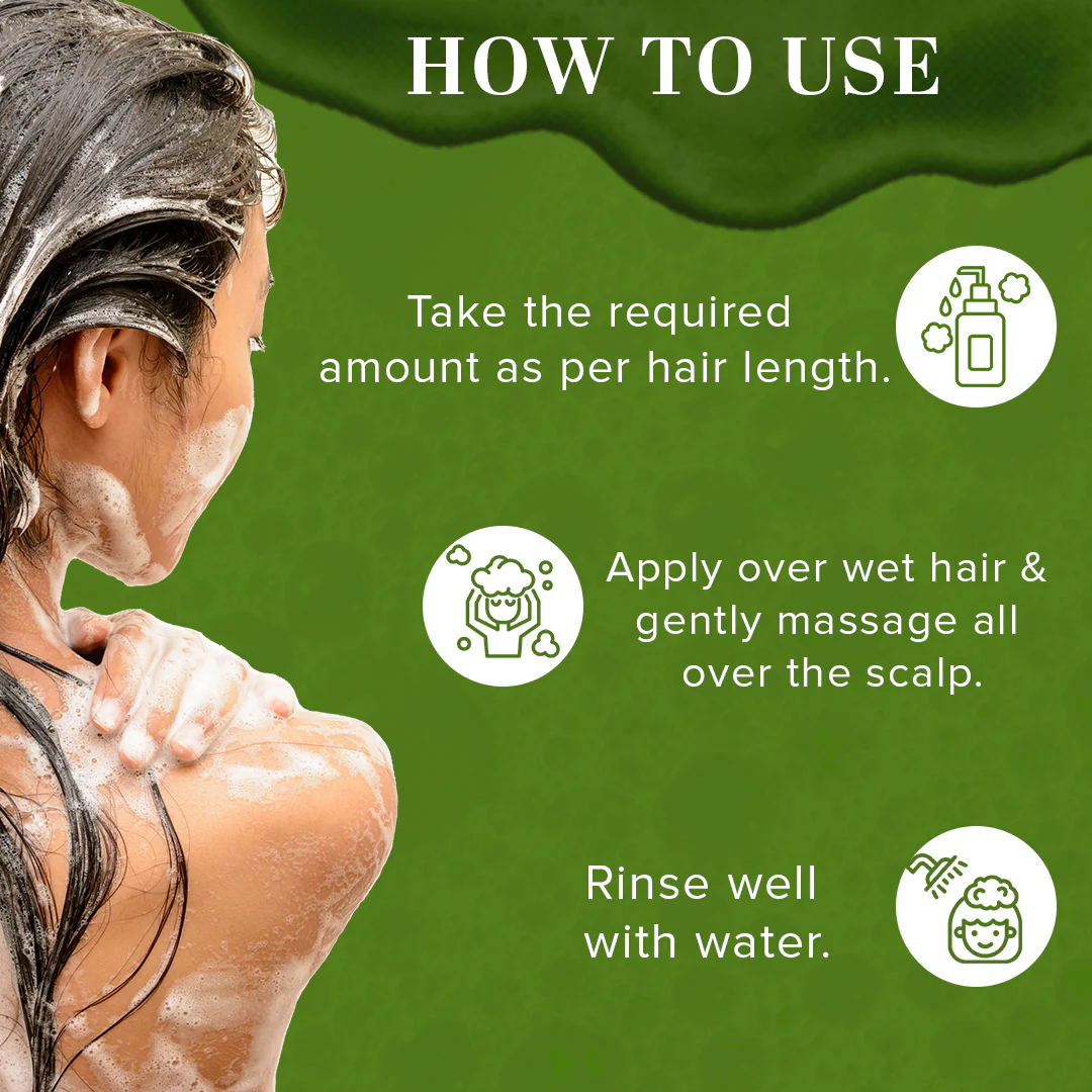 Khadi Natural Neem & Aloevera Hair Cleanser SLS & Paraben Free - 210ml - Image 4