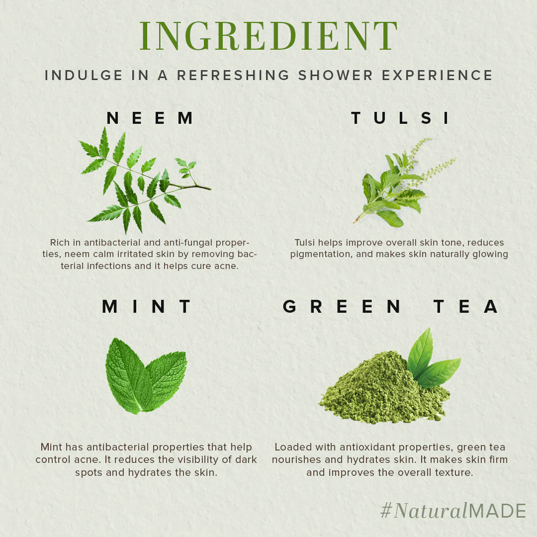 Khadi Natural Neem & Tulsi Face Wash - 210ml - Image 3