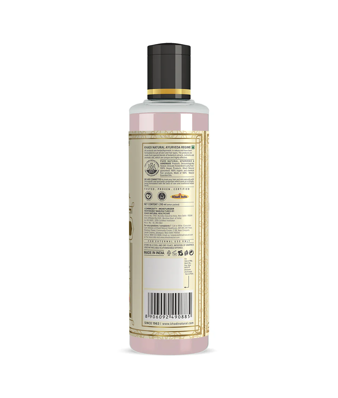 Khadi Natural Peach Avocado Moisturizer with SLS & Paraben Free - 210ml - Image 5