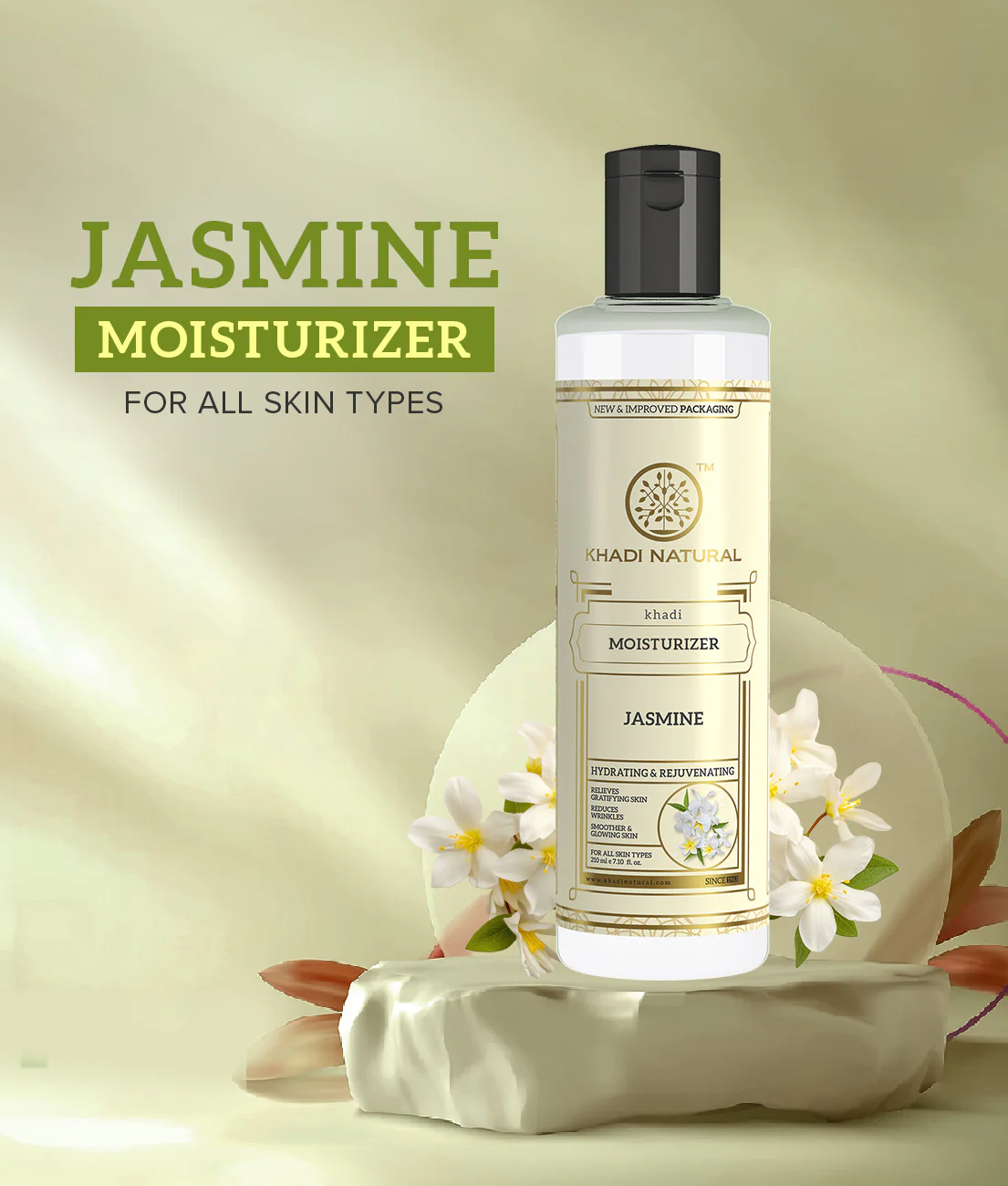 Khadi Natural Pure Jasmine Moisturizer - 210ml Sale - Image 8