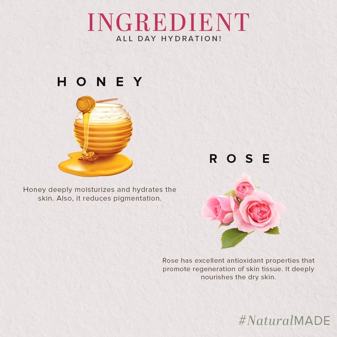 Khadi Natural Rose & Honey Moisturiser SLS & Paraben Free - 210ml Sale - Image 3