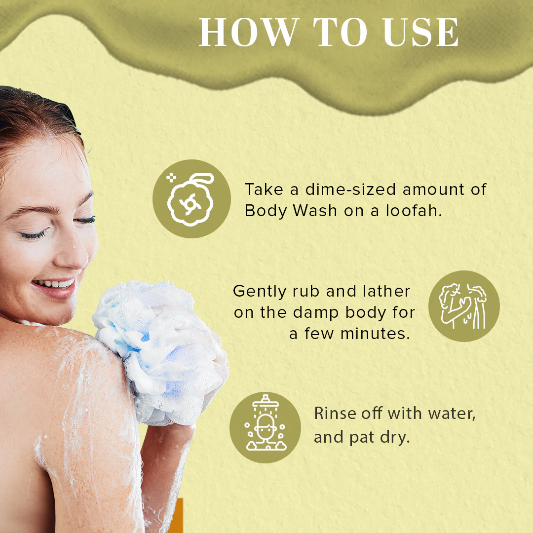 Khadi Natural Sandalwood & Turmeric Body Wash SLS & Paraben Free - 210ml - Image 4