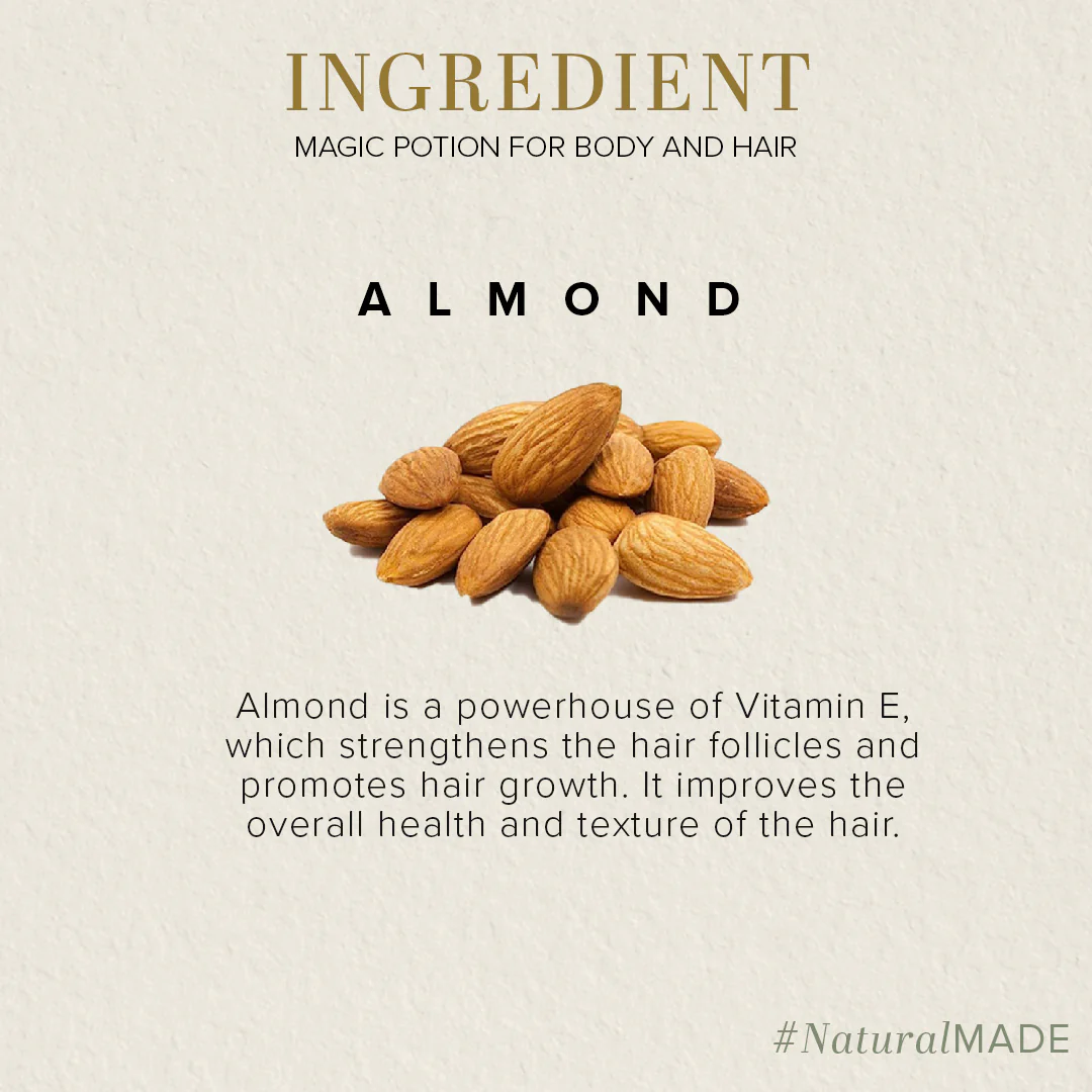 Khadi Natural Sweet Almond Hair & Body Oil - 100ml Sale - Image 3